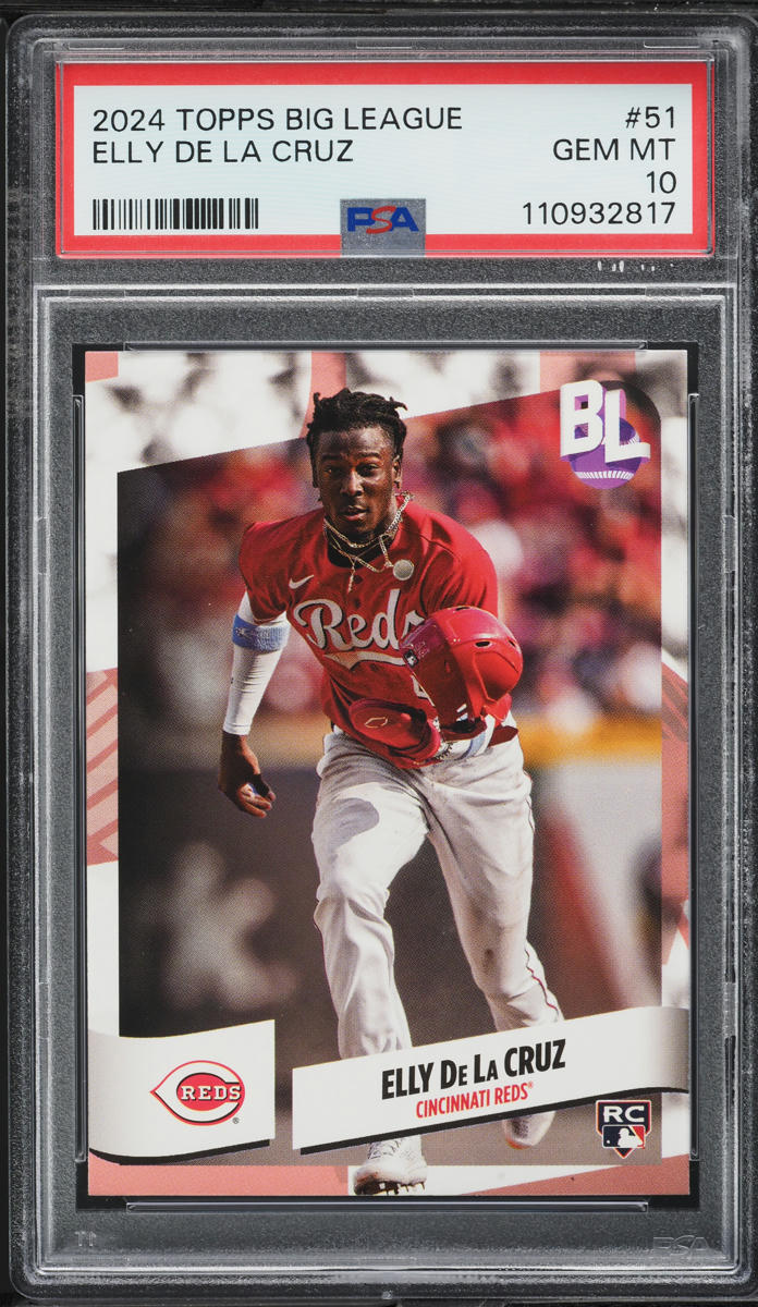 2024 Topps Big League Elly De La Cruz ROOKIE #51 PSA 10 GEM MINT