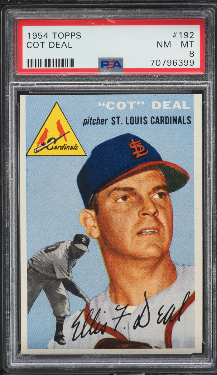 1954 Topps Cot Deal #192 PSA 8 NM-MT