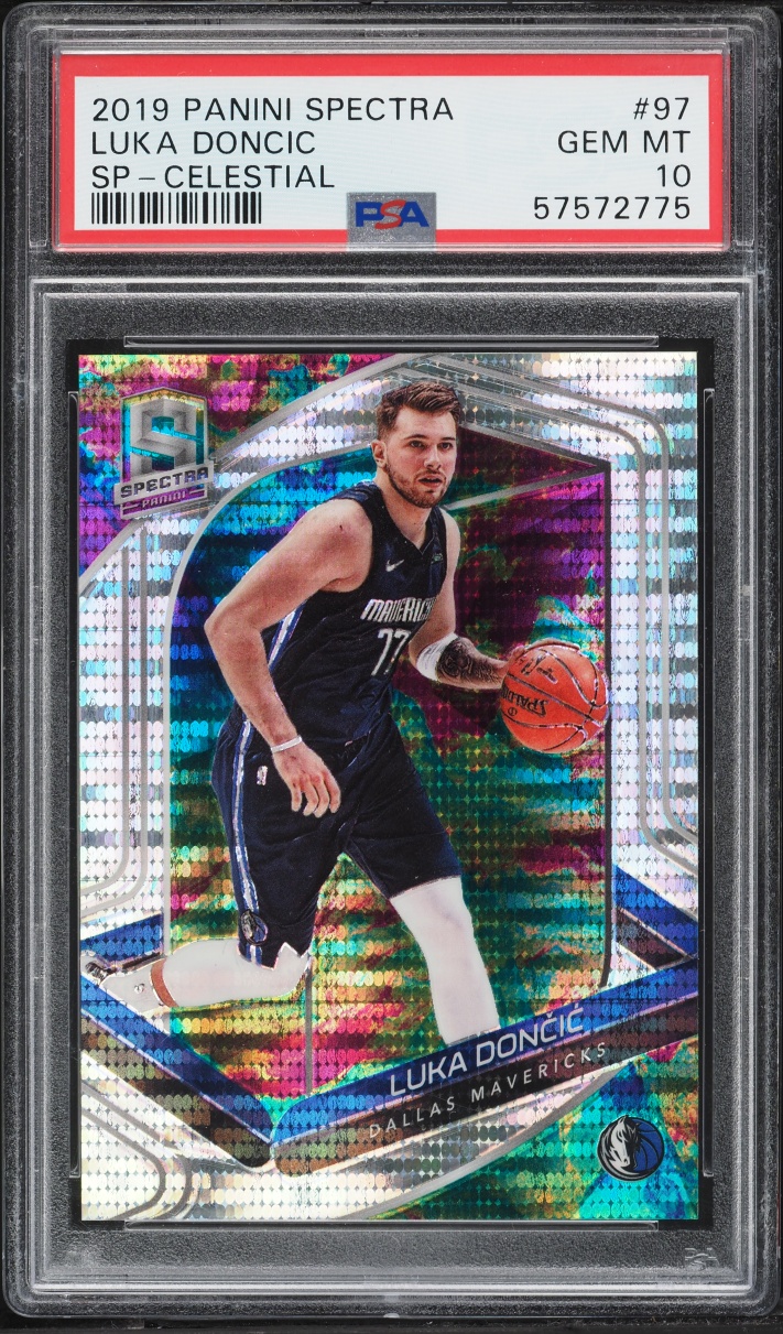 2019 Panini Spectra Celestial Luka Doncic /99 #97 PSA 10 GEM MINT