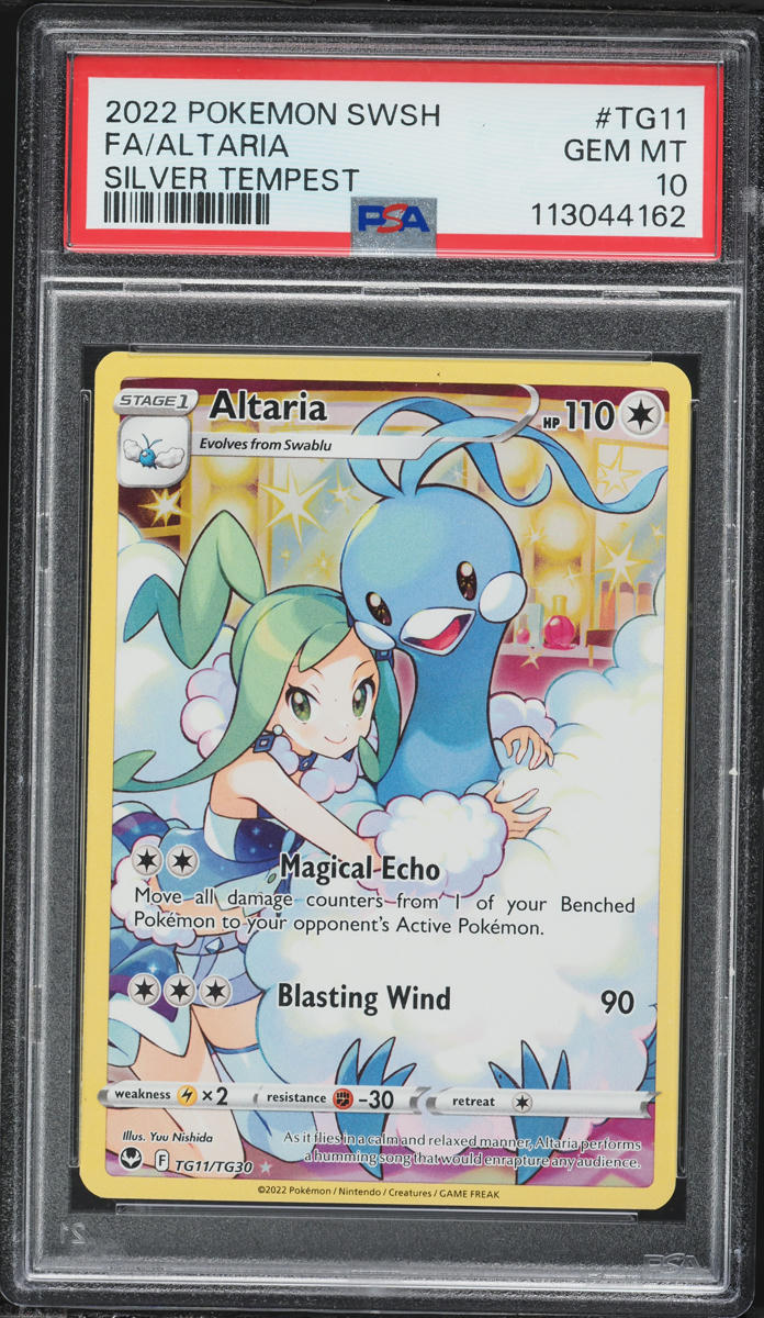 2022 Pokemon Sword & Shield Silver Tempest Trainers Gallery Altaria #TG11 PSA 10 GEM MINT