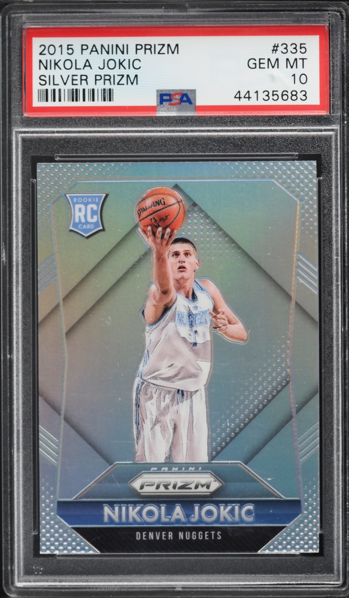 2015 Panini Prizm Silver Nikola Jokic ROOKIE #335 PSA 10 GEM MINT