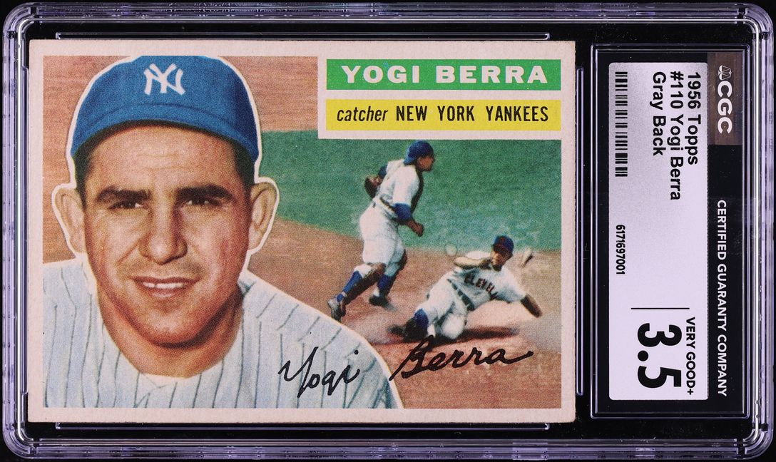 1956 Topps Yogi Berra #110 CGC 3.5 VG+
