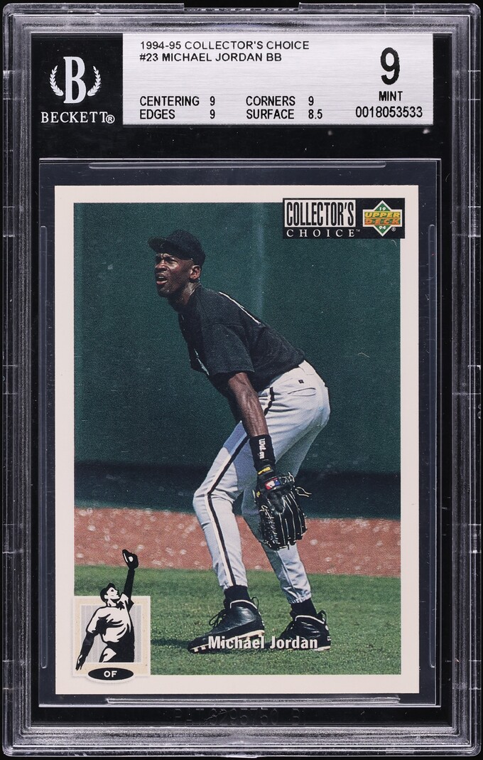 1994 Collector's Choice Michael Jordan ROOKIE #23 BGS 9 MINT