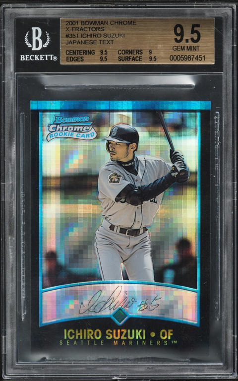 【PSA9 RC】2001 Bowman Ichiro Suzuki イチロー 2001 Bowman Chrome Ichiro Suzuki (Refractor-Japanese) | PSA