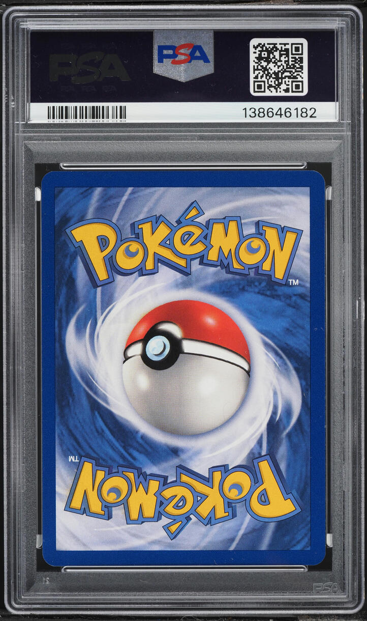 2000 Pokemon League Black Star Promo Team Rocket's Meowth #18 PSA 9 MINT