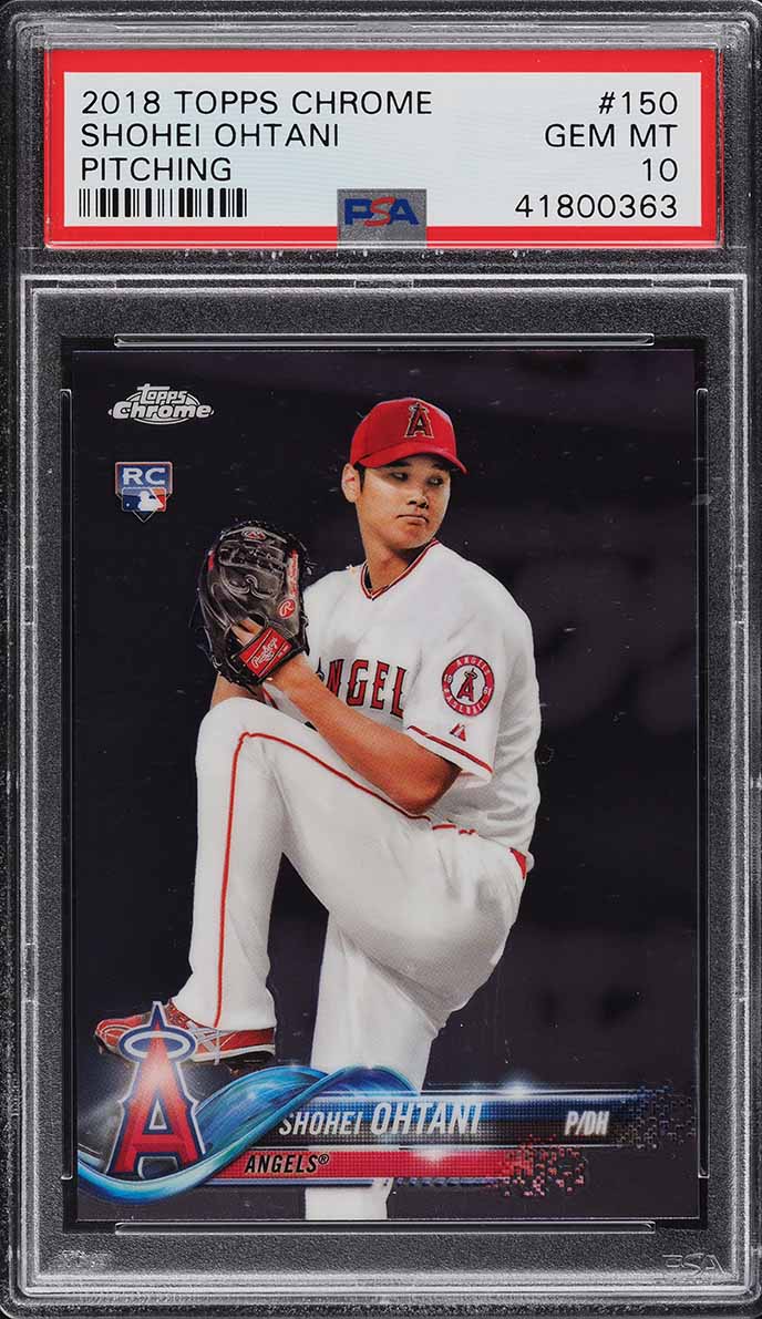 2018 Topps Chrome Pitching Pink Refractor Shohei Ohtani
