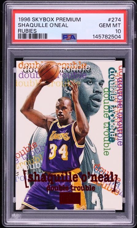 1996 Skybox Premium Rubies Shaquille O'Neal #274 PSA 10 GEM MINT - Photo 1