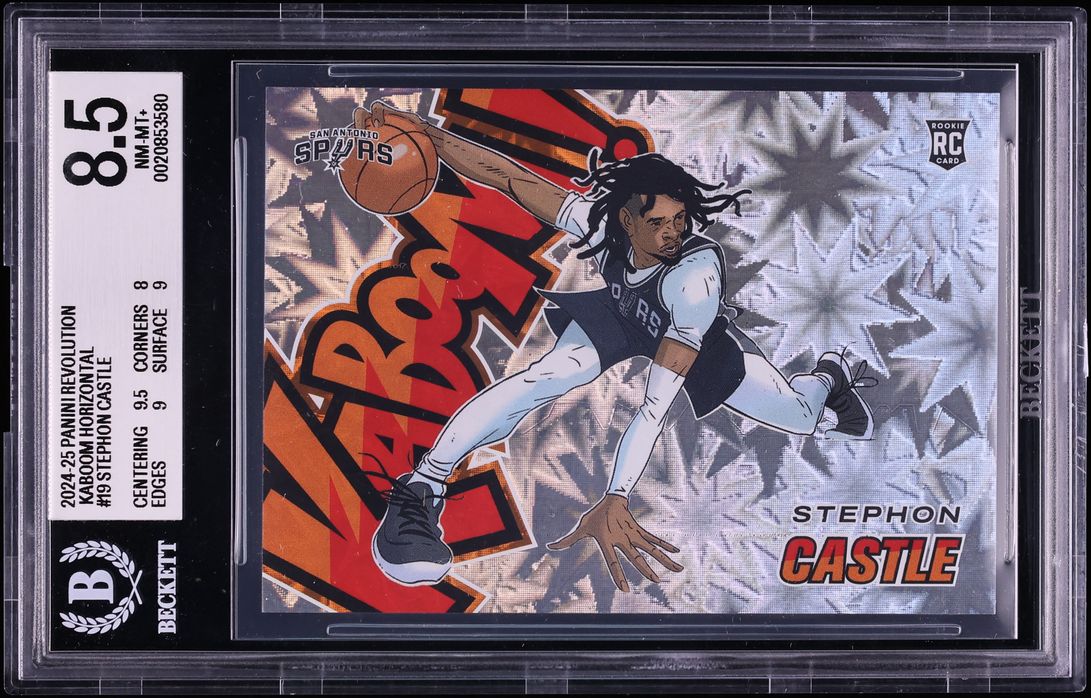 2024 Panini Revolution Kaboom Horizontal Stephon Castle ROOKIE #19 BGS 8.5 NM-MT+