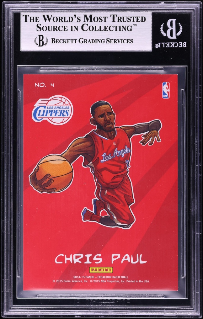 2014 Panini Excalibur Kaboom! Chris Paul #4 BGS 9 MINT