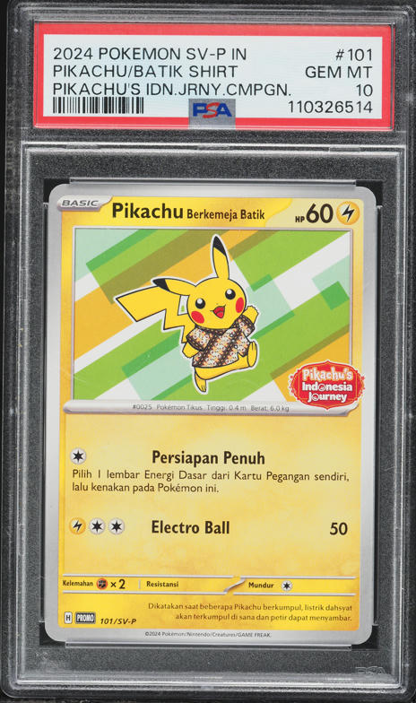 2024 Pokemon SV Black Star Promo World Championship Pikachu #190