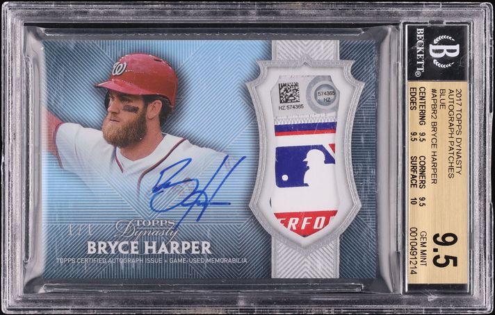 2023 Topps Five Star Jumbo Bryce Harper NIKE PATCH AUTO 1/1 #FSJP