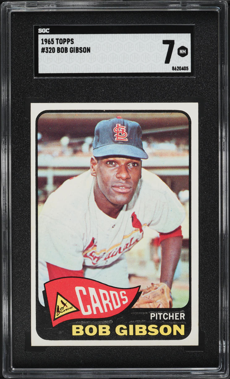 1965 Topps Bob Gibson #320 SGC 7 NRMT