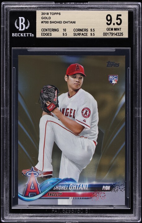 2018 Topps Chrome Sepia Refractor Shohei Ohtani ROOKIE #150 SGC 10