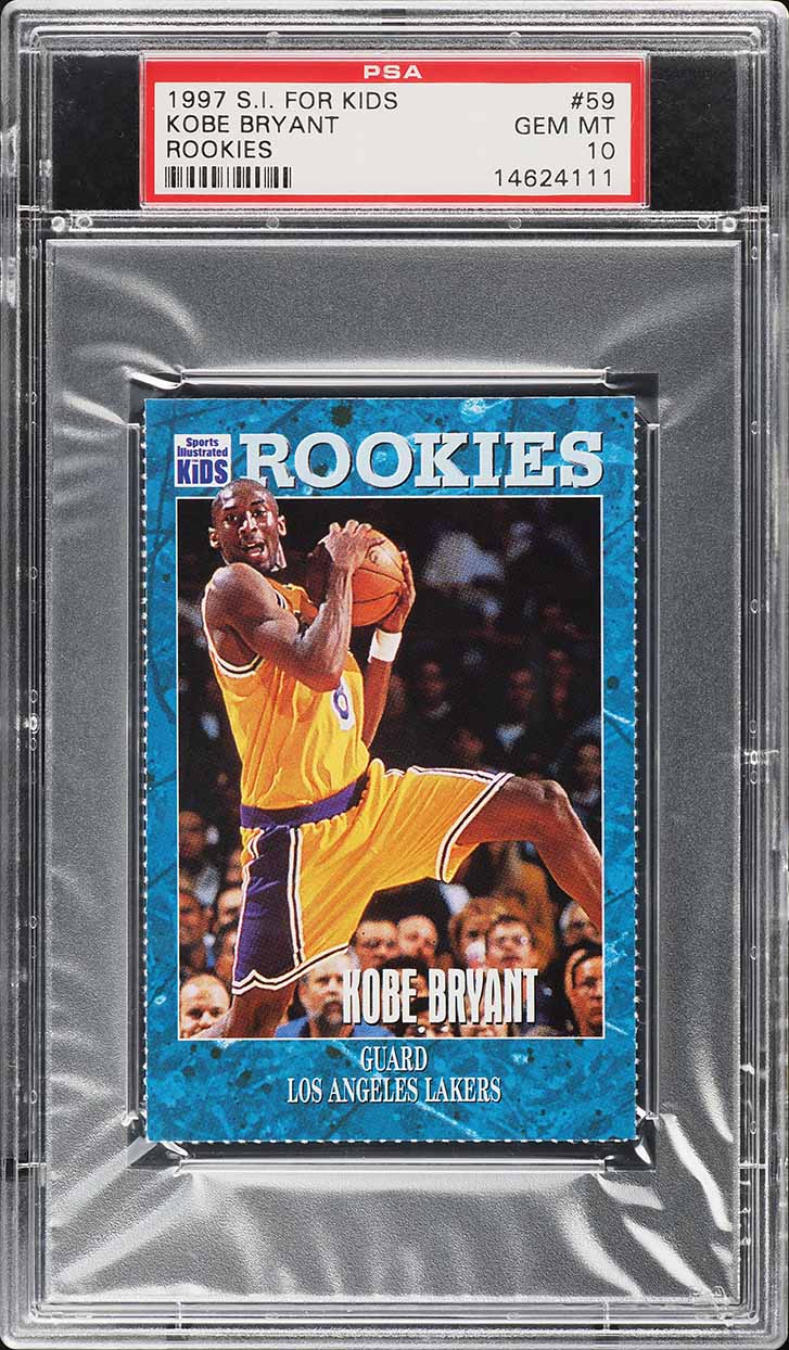 1997 Sports Illustrated For Kids Rookies Kobe Bryant #59 PSA 10 GEM MINT