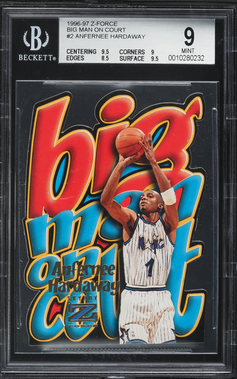 1997-98 Skybox Z-Force Big Men on Court #2 BMOC Kobe Bryant PSA 9