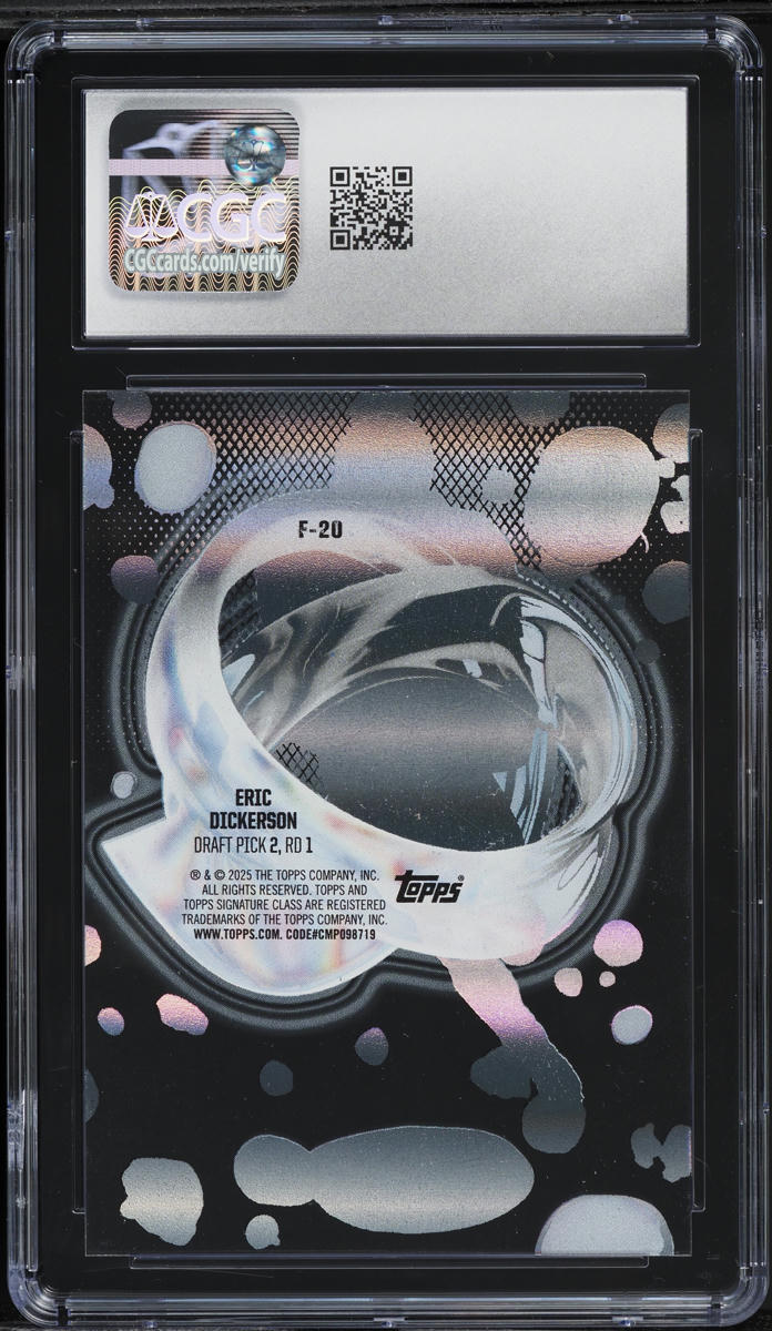 2024 Topps Signature Class Fluidity Eric Dickerson #F-20 CGC 10 GEM MINT