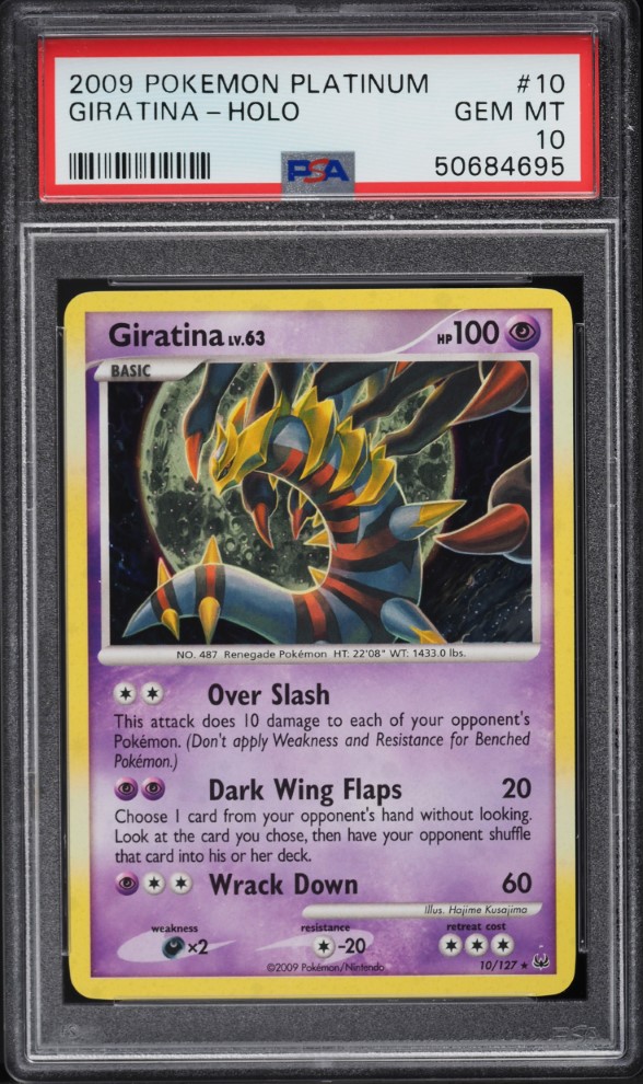 2009 Pokemon Platinum Holo Giratina #10 PSA 10 GEM MINT