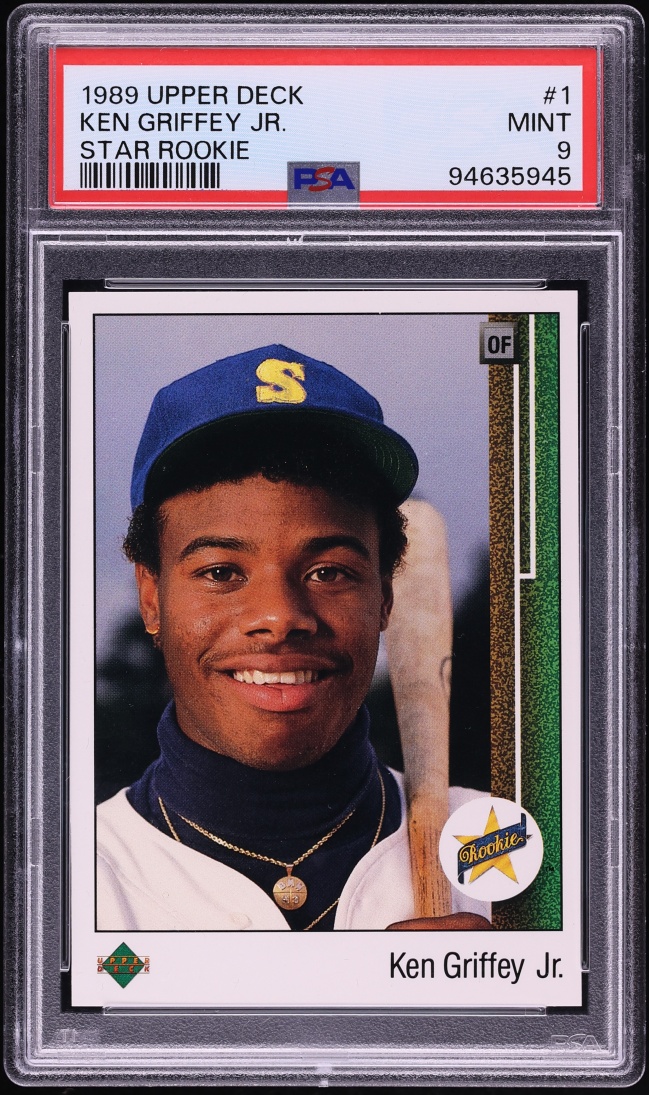 1989 Upper Deck Ken Griffey Jr. ROOKIE #1 PSA 9 MINT