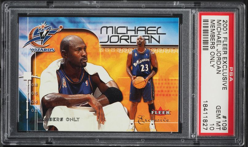 2001 Upper Deck Decade Team Michael Jordan #UD1 PSA 10 GEM MINT on