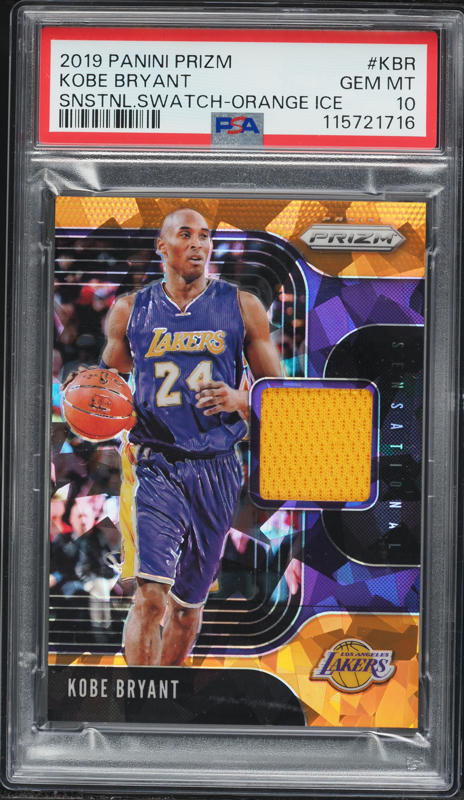 2019 Panini Kobe Bryant Career Highlights Gold Snakeskin Kobe