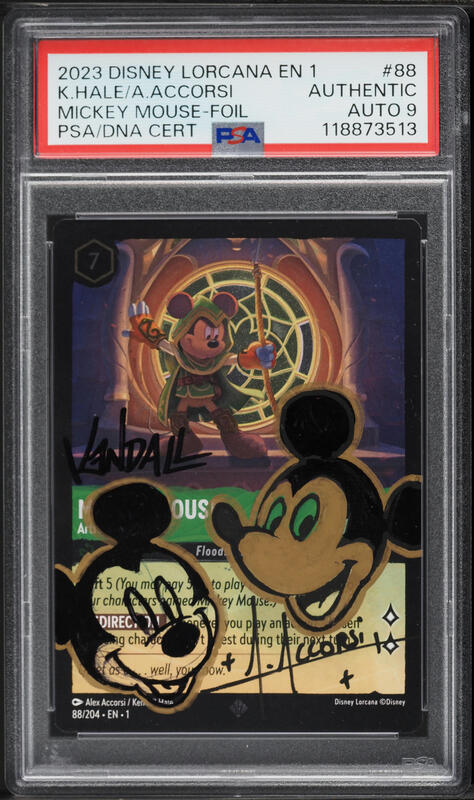 2022 Disney Lorcana Promo D23 Expo Mickey Mouse #1 PSA 10 GEM MINT