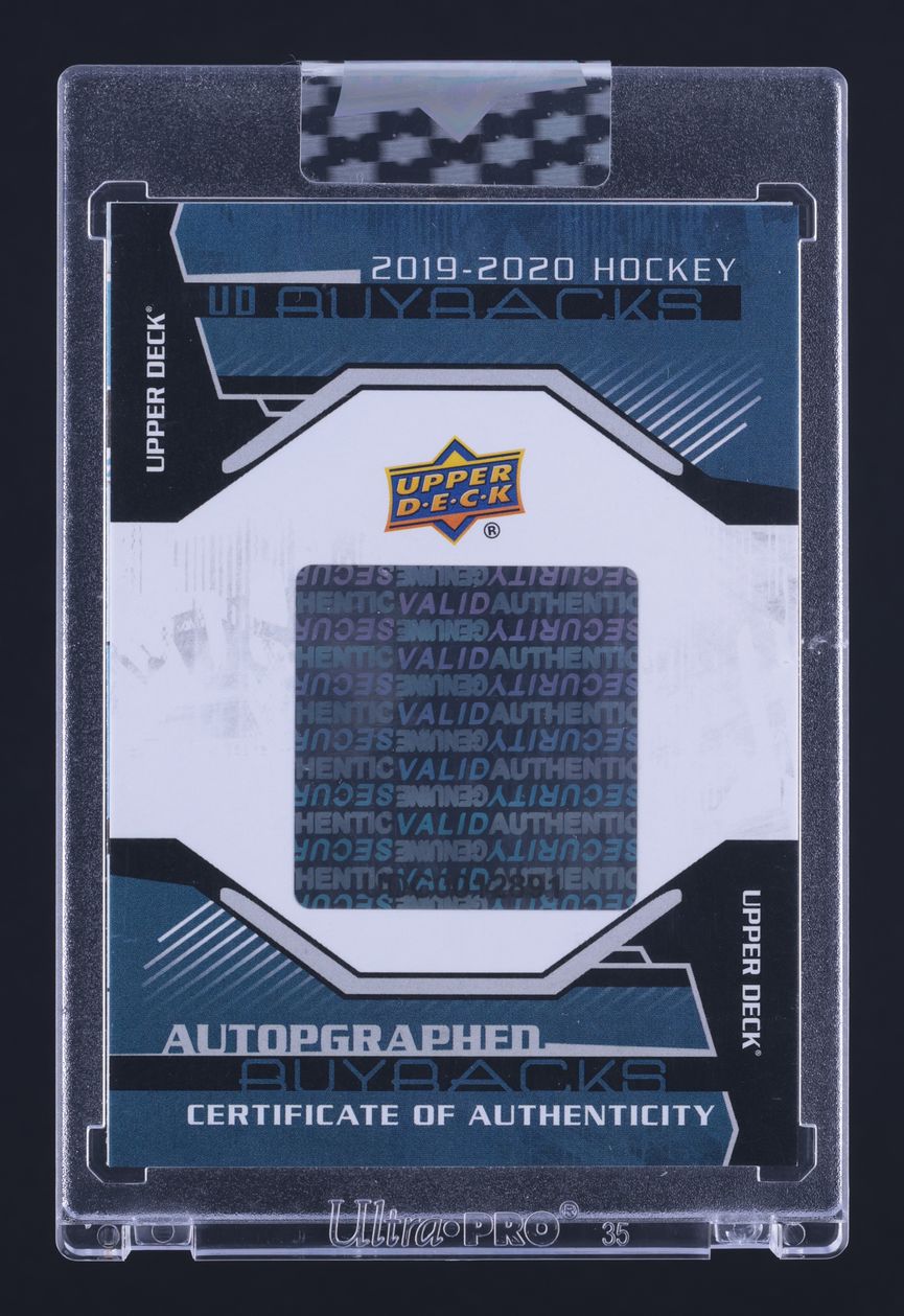 2019 Upper Deck Buybacks '16 Young Guns Auston Matthews AUTO /34 #201 MBA AUTH