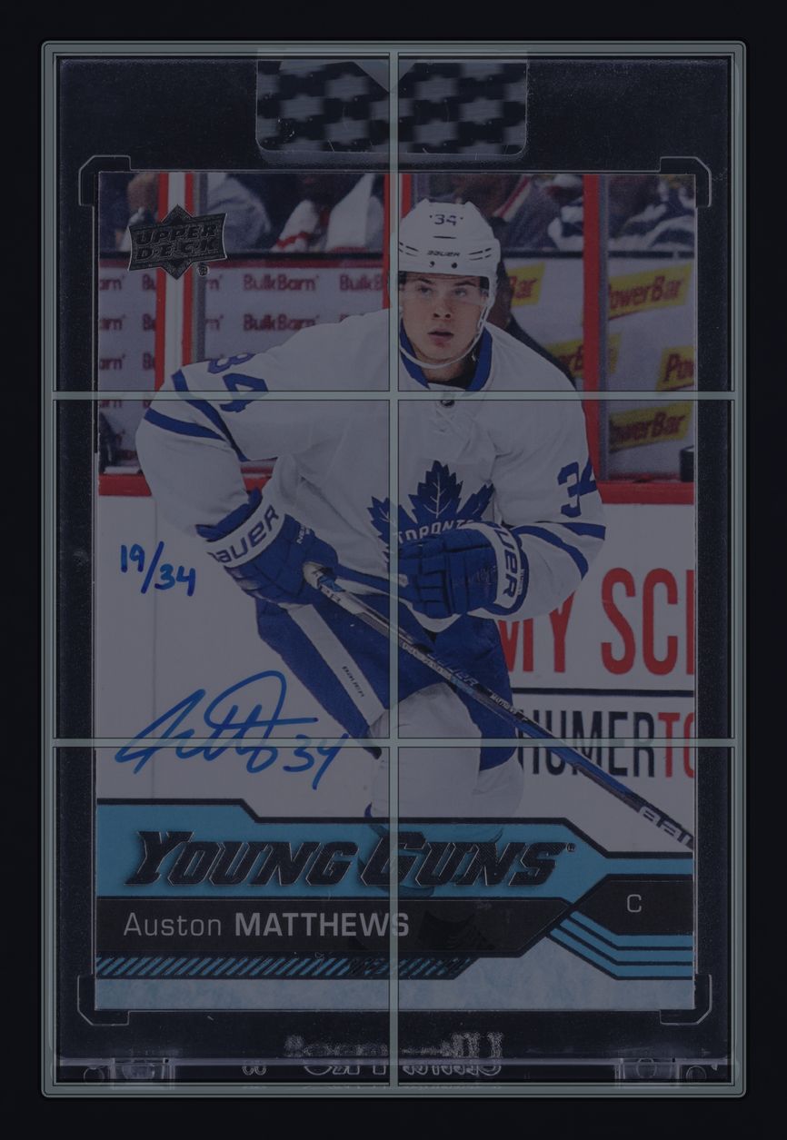 2019 Upper Deck Buybacks '16 Young Guns Auston Matthews AUTO /34 #201 MBA AUTH