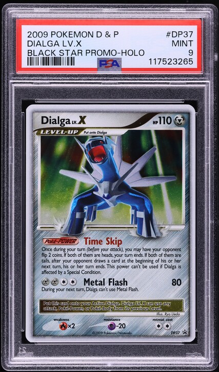 2009 Pokemon DP Promo Spring Collector's Tin Dialga LV.X #DP37 CGC