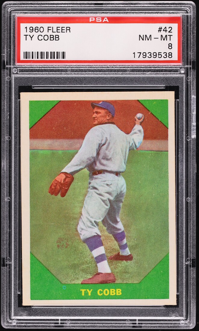 1960 Fleer Ty Cobb #42 PSA 8 NM-MT