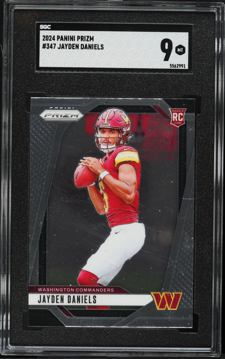 2024 Panini Prizm Jayden Daniels ROOKIE #347 SGC 9 MINT