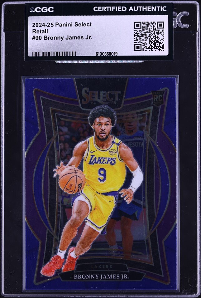 2024 Panini Prizm Bronny James Jr. ROOKIE #243 PSA 8 NM-MT on