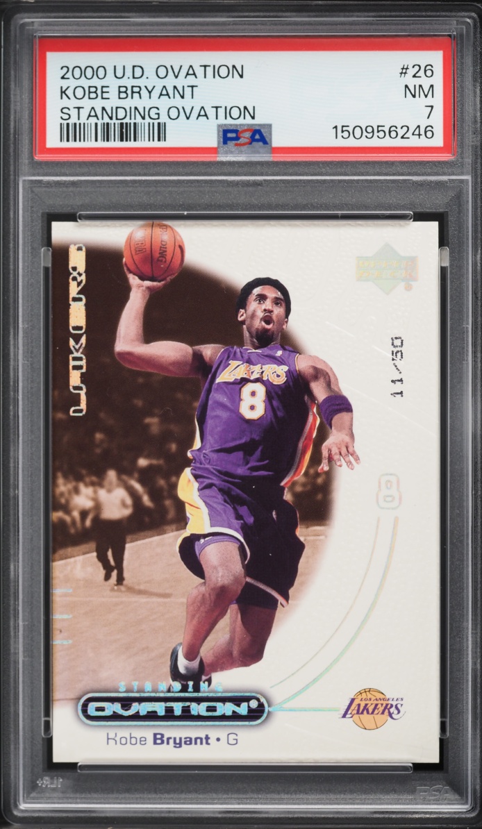 2000 Upper Deck Standing Ovation Kobe Bryant /50 #26 PSA 7 NRMT