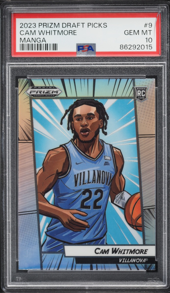 2023 Panini Prizm Draft Picks Manga Cam Whitmore ROOKIE #9 PSA 10 GEM MINT