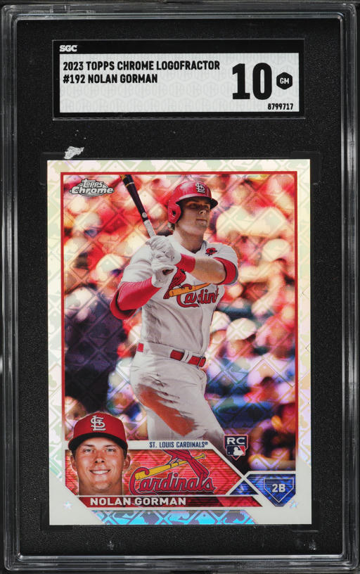 2023 Topps Dynasty Design Variation Gold Nolan Gorman RC PATCH