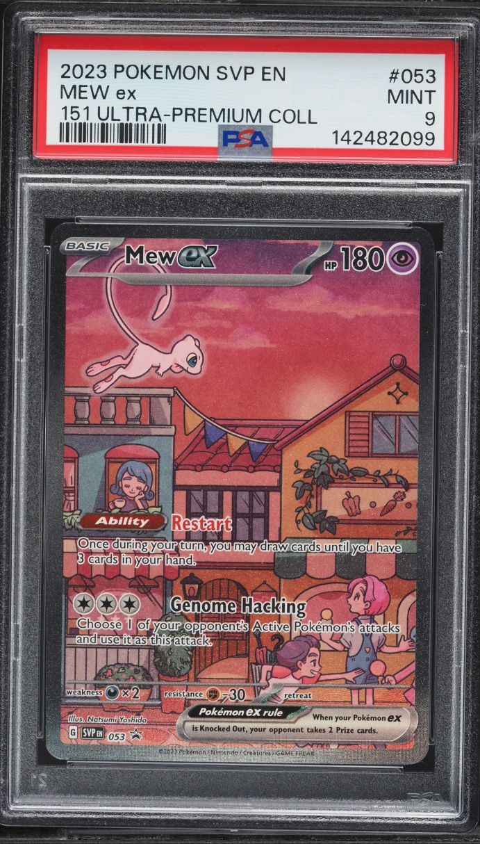 2023 Pokemon SV Black Star Promo 151 Ultra Premium Collection Full Art Mew EX #53 PSA 9 MINT