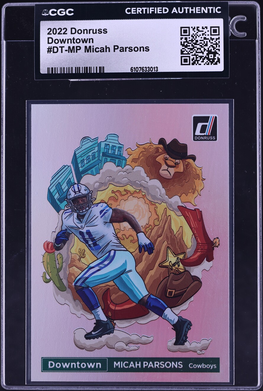 2022 Donruss Downtown Micah Parsons #DT-MP CGC AUTH