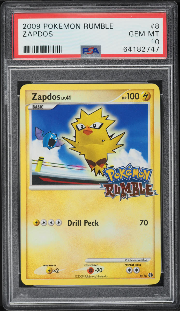 2009 Pokemon Platinum Rumble Zapdos #8 PSA 10 GEM MINT