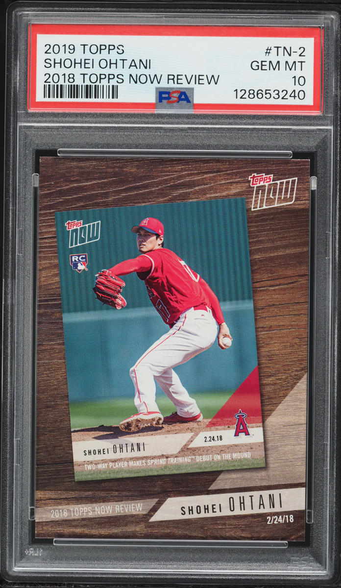 2019 Topps '18 Now Review Shohei Ohtani #TN-2 PSA 10 GEM MINT