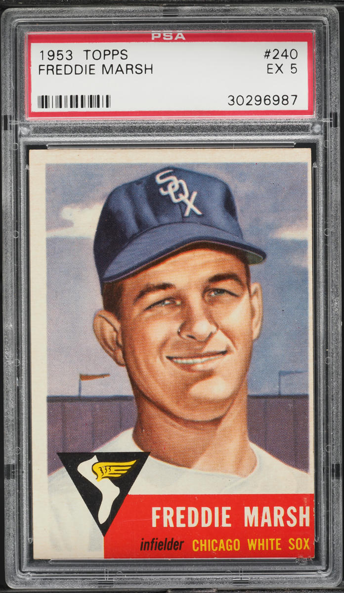1953 Topps Freddie Marsh #240 PSA 5 EX