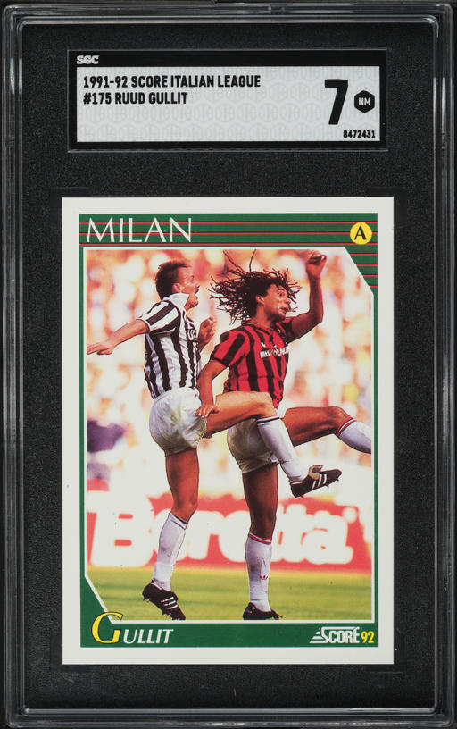 Panini Supersport 1987 - Autocollant Ruud Gullit Pays-Bas N°55, Non Collé (état Moyen)