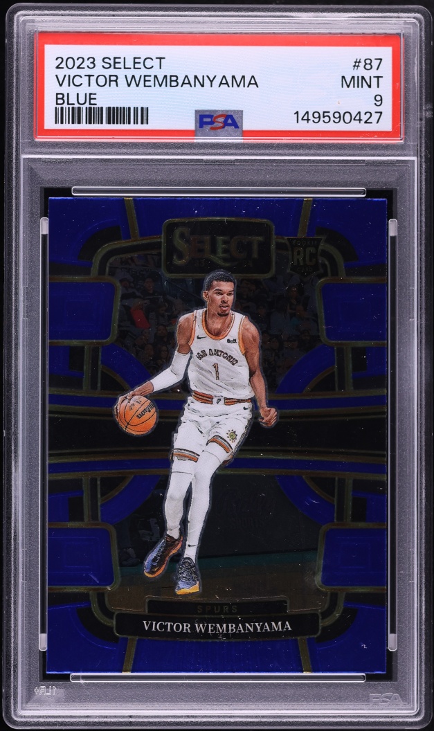 2023 Select Concourse Blue Victor Wembanyama ROOKIE #87 PSA 9 MINT