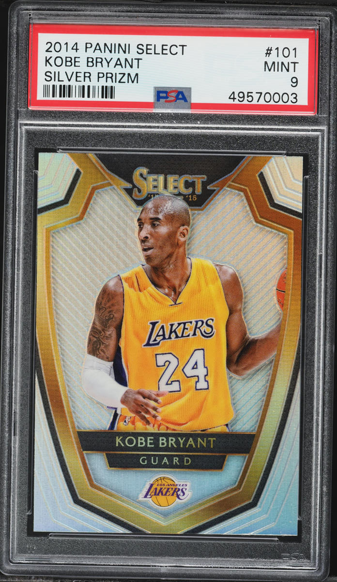 2014 Select Silver Prizm Kobe Bryant #101 PSA 9 MINT