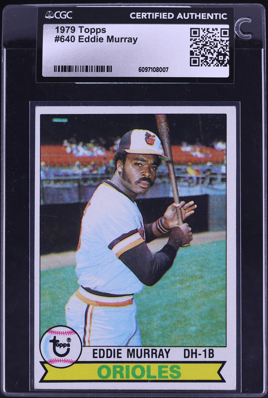 1979 Topps Eddie Murray #640 CGC AUTH