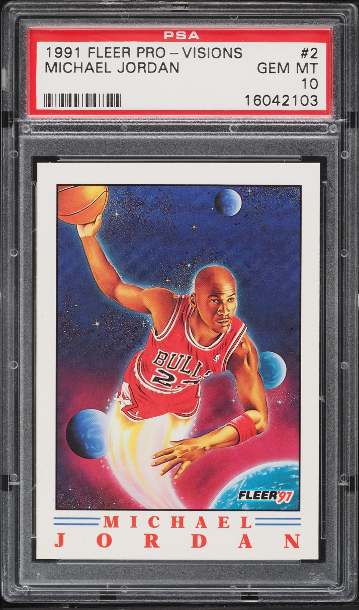 1991 Fleer Pro-Visions Michael Jordan #2 PSA 10 GEM MINT