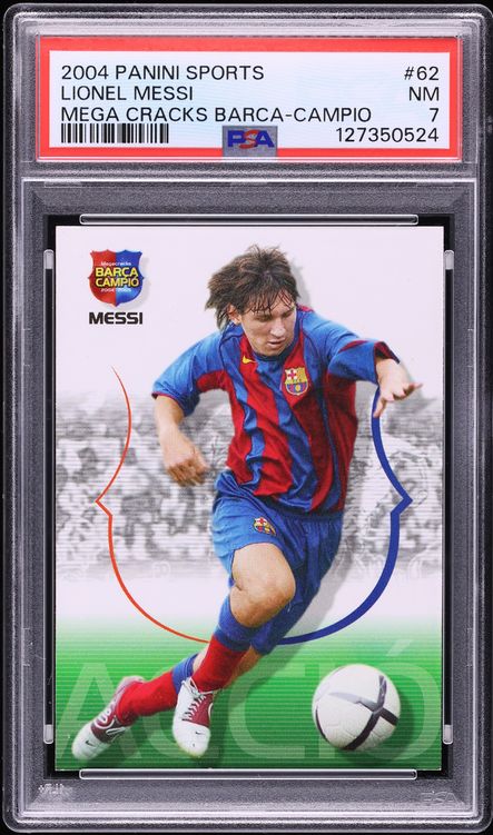 2004 Panini Sports Mega Cracks Barca Campio Lionel Messi ROOKIE