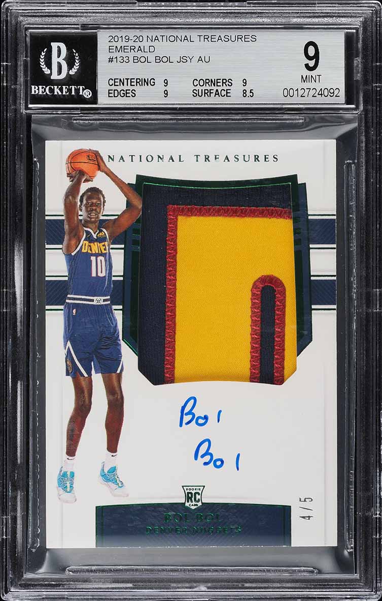 2019 Panini Encased Cam Reddish ROOKIE PATCH AUTO /99 #195 BGS 9