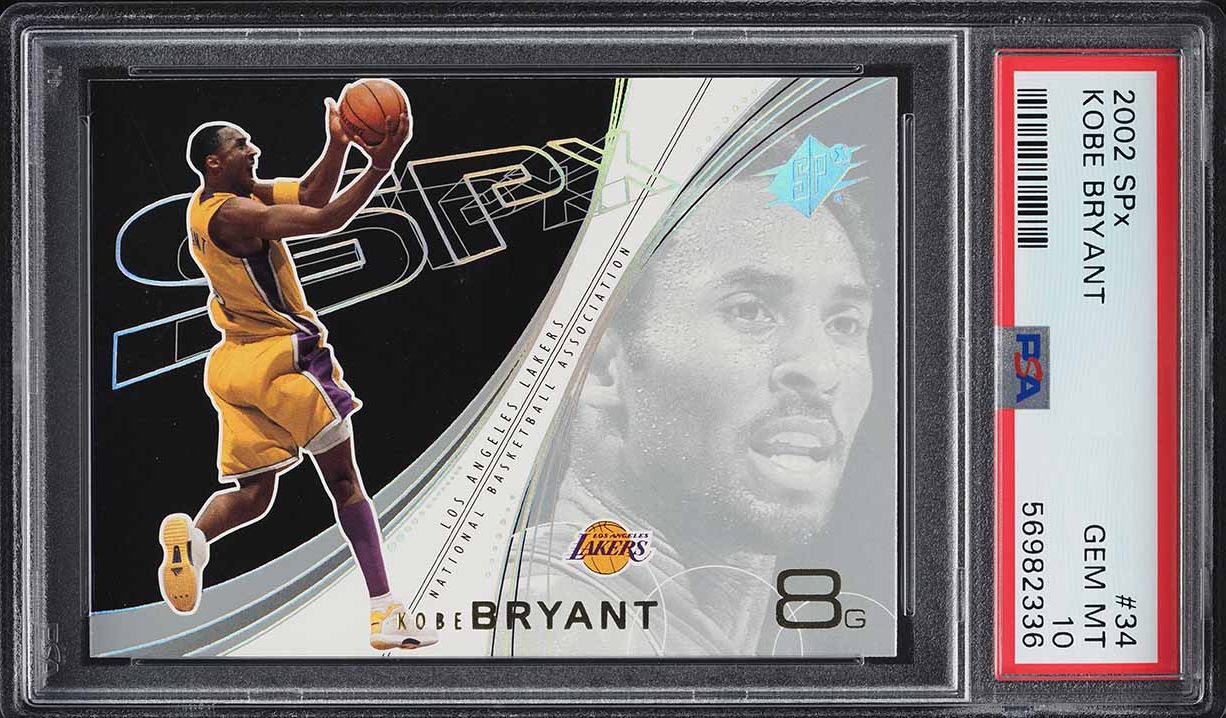 2002 SPx Basketball Kobe Bryant #34 PSA 10 GEM MINT