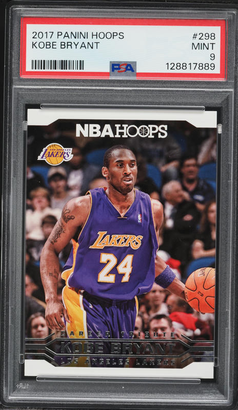 2017 Hoops Kobe Bryant #298 PSA 10 GEM MINT on Fanatics Collect