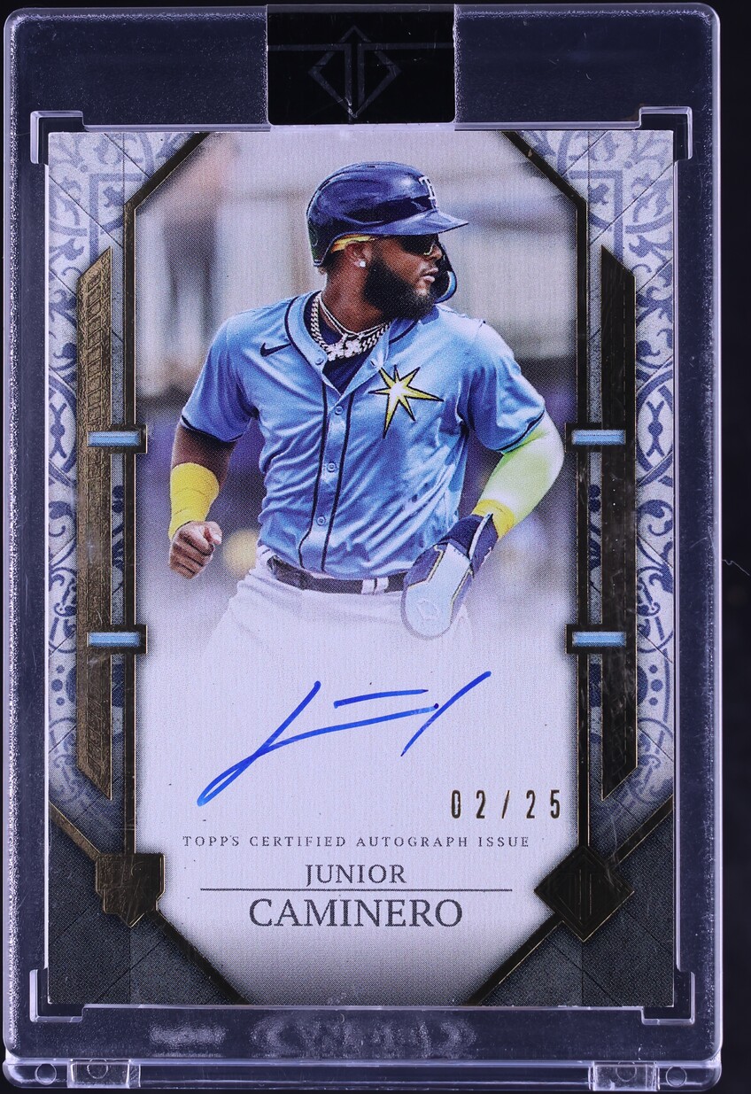 2024 Topps Transcendent Collection Showcase Junior Caminero RC AUTO /25 #RSA-JC