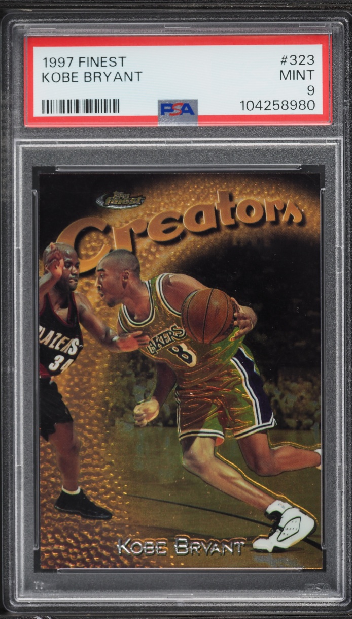 1997 Finest Basketball Kobe Bryant #323 PSA 9 MINT